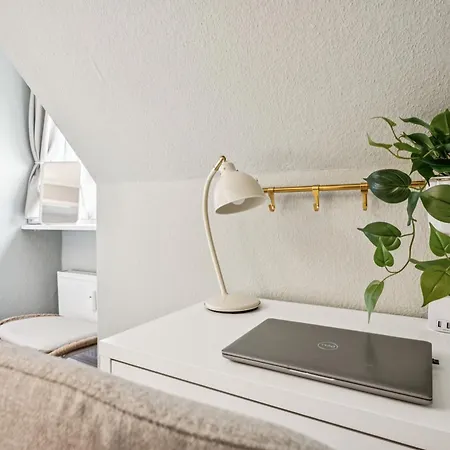 Deluxe! 15min Messe & Uniklinik, Arbeitsplatz, Boxspring شقة إسن