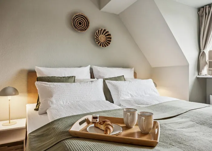 Deluxe! 15min Messe & Uniklinik, Arbeitsplatz, Boxspring 公寓 埃森