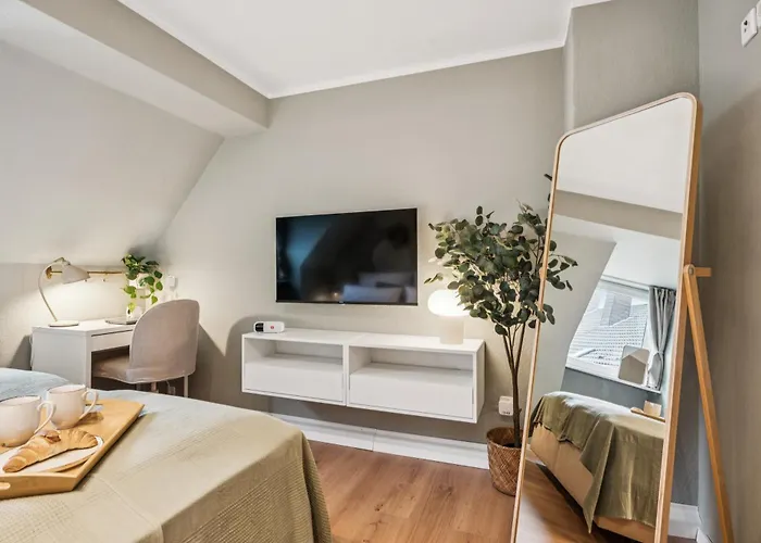 公寓 Deluxe! 15min Messe & Uniklinik, Arbeitsplatz, Boxspring *