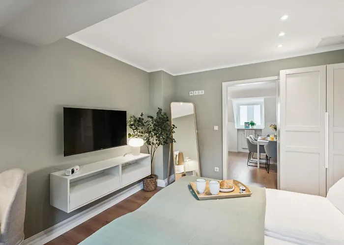 Deluxe! 15min Messe & Uniklinik, Arbeitsplatz, Boxspring 公寓